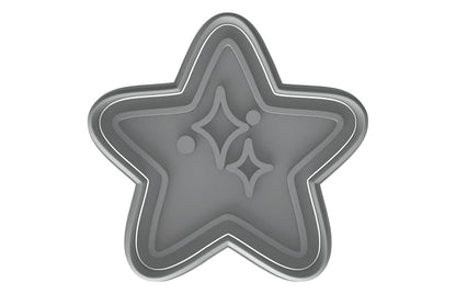 Twinkling Starfish Cookie Cutter - 4x4" Creative Baking Design Fun