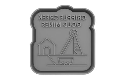 Cripple Creek Gold Mine Cookie Cutter - 4x3.8" Premium Baking Tool