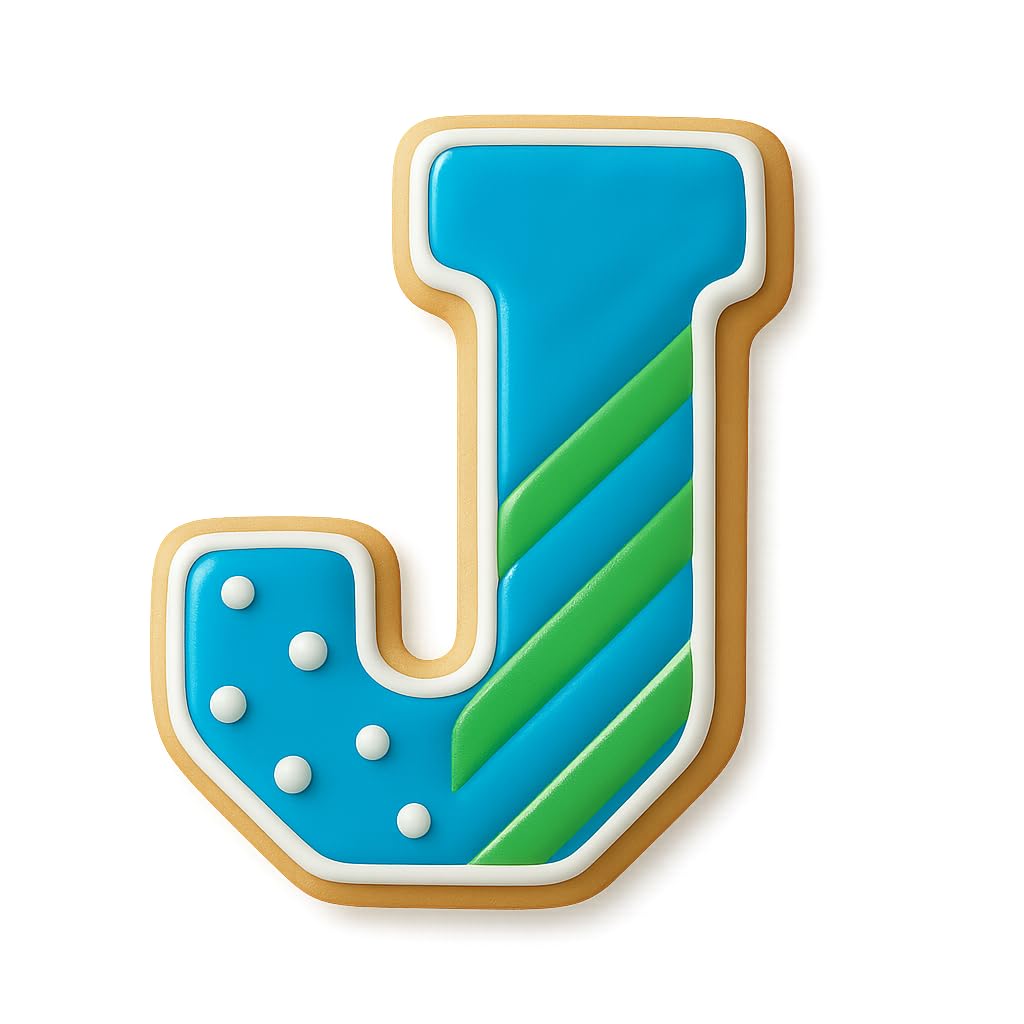3" Varsity Letter J Cookie Cutter
