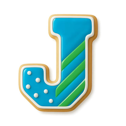 3" Varsity Letter J Cookie Cutter