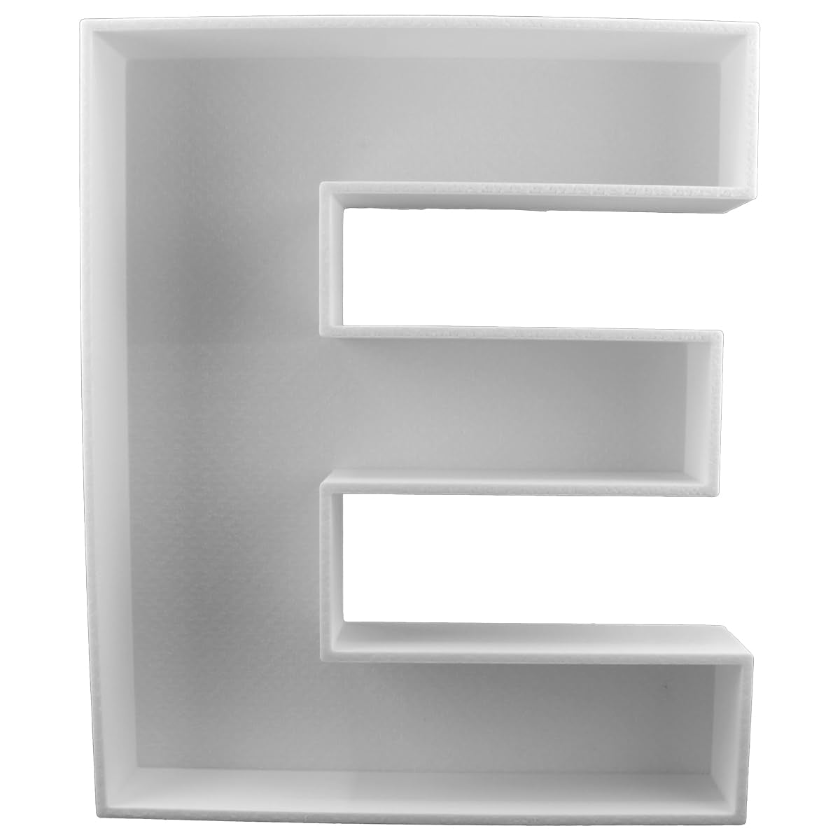 8" Hard Plastic Reusable Plastic Letter Food Trays, Letter Charcuterie Board Box for all Party Decoration (White Coloe)