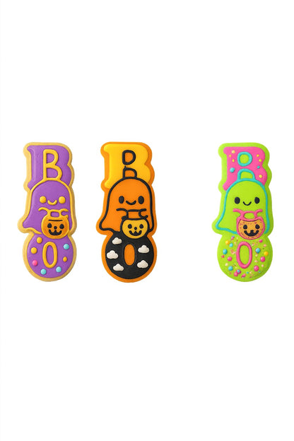 Boo Ghost Cookie Cutter & Stamp 4x1.75" for Baking & Fondant Clay Embosser