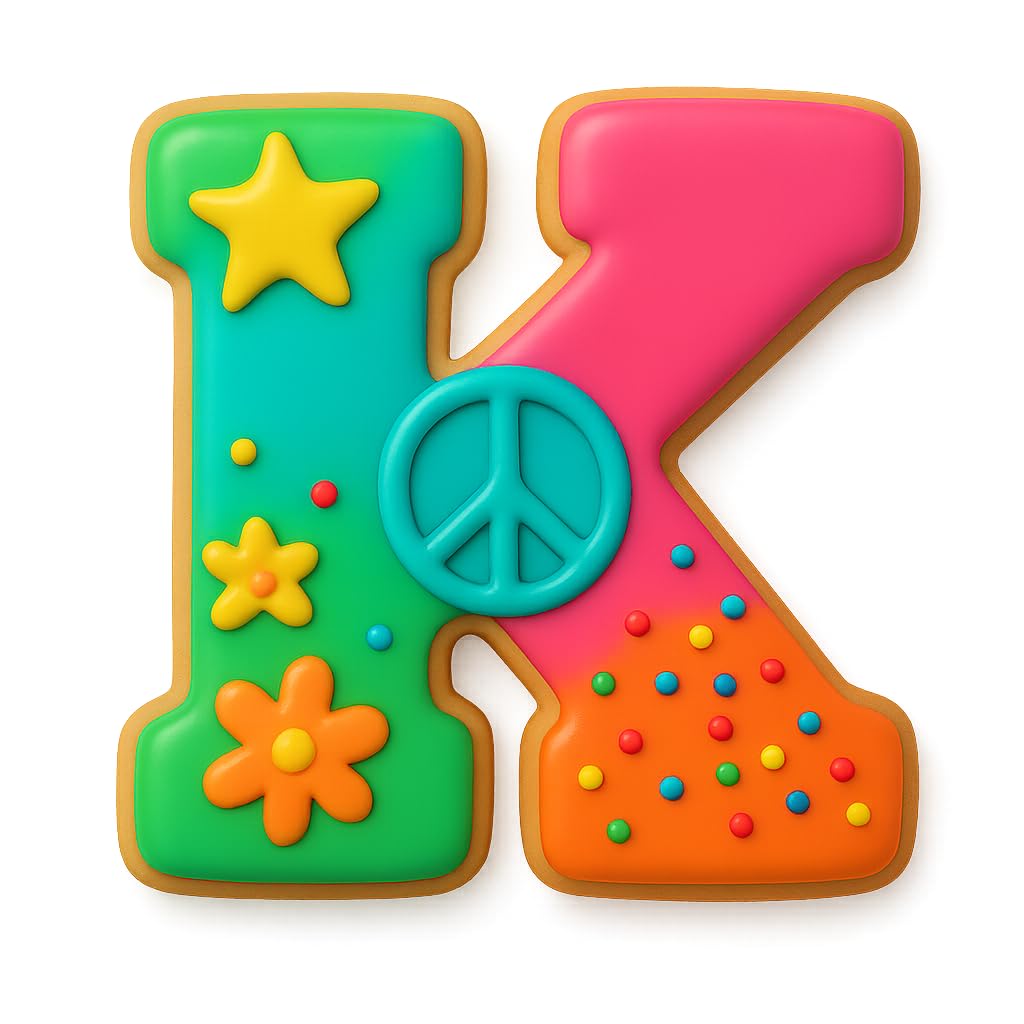 4" Varsity Letter K Cookie Cutter