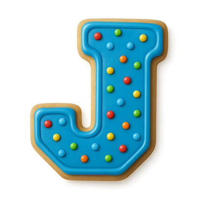 4" Varsity Letter J Cookie Cutter