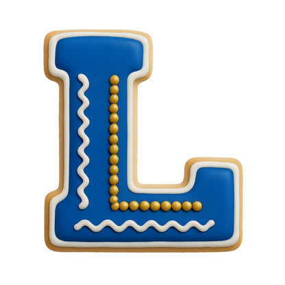 4" Varsity Letter L Cookie Cutter