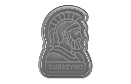 Odysseus Warrior Cookie Cutter - 4x2.8" Premium Kitchen Baking Tool