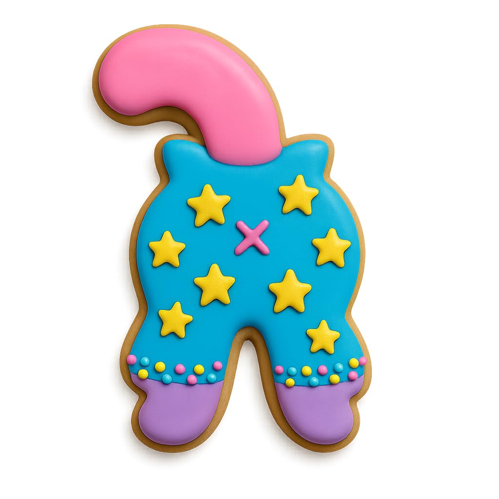 Funny Cat Butt Cookie Cutter - 4 Inch, Hilarious Kitty Shape for Cat Lovers & Bakers