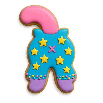 Funny Cat Butt Cookie Cutter - 4 Inch, Hilarious Kitty Shape for Cat Lovers & Bakers