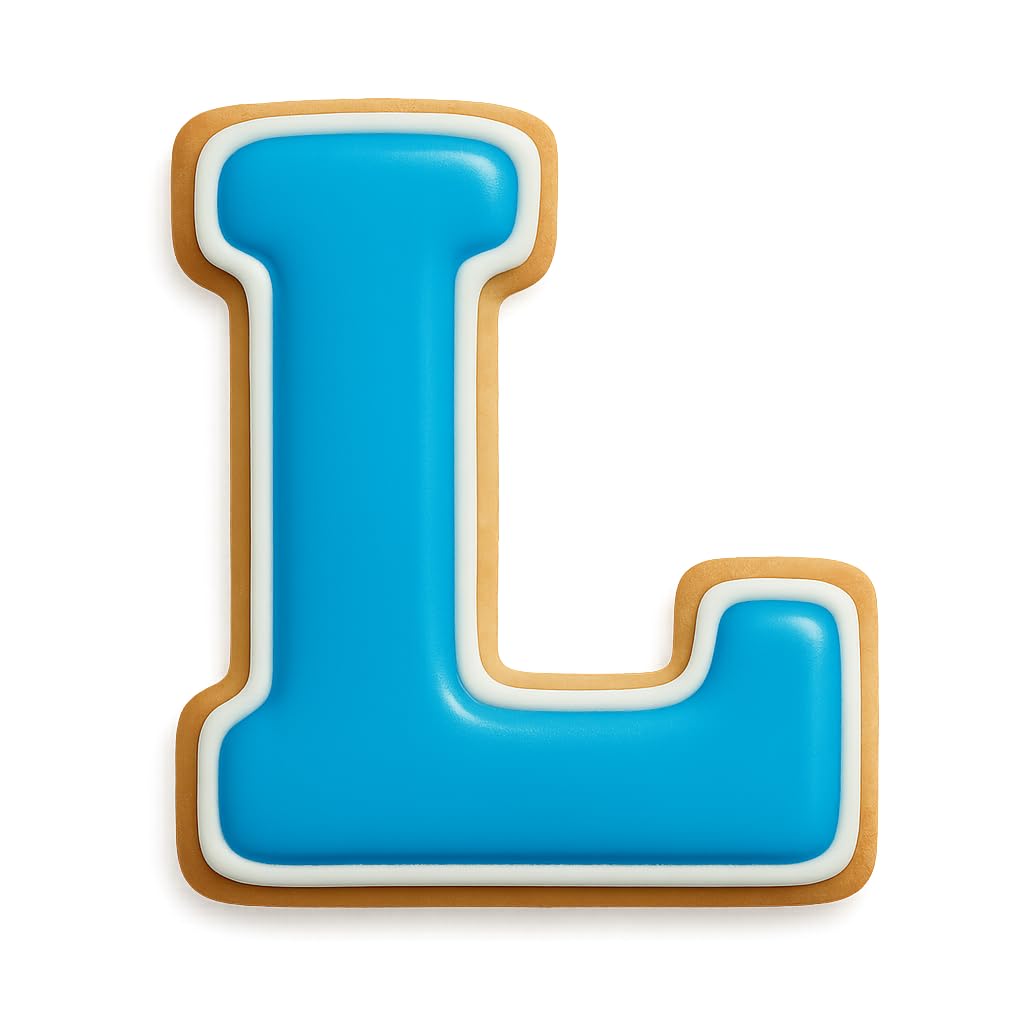 4" Varsity Letter L Cookie Cutter