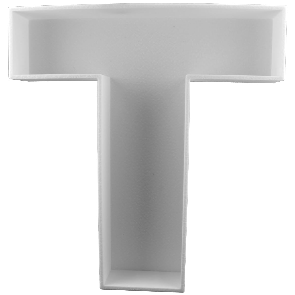 8" Hard Plastic Reusable Plastic Letter Food Trays, Letter Charcuterie Board Box for all Party Decoration (White Coloe)
