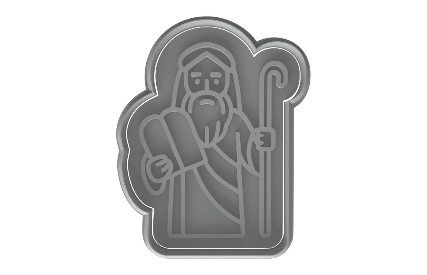 Biblical Moses Tablet Cookie Cutter - 4x3" Creative Party Design