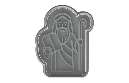Biblical Moses Tablet Cookie Cutter - 4x3" Creative Party Design
