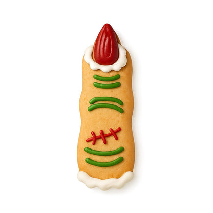 Mighty Gadget Witch Finger Cookie Cutter & Stamp - 4x1.16" "Spooky Fun" for Halloween Baking (Random Color)