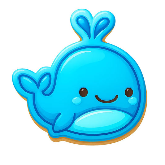 Jonah’s Whale Cookie Cutter - 4x3.9" Quality Kids Birthday Baking