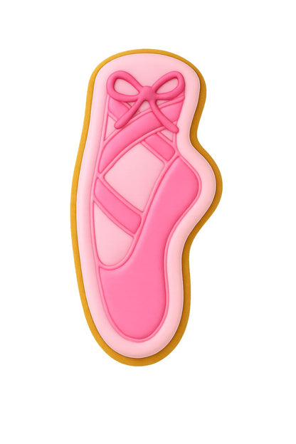 Ballet Shoe Cookie Cutter - 4x1.8" Elegant Dance Kitchen Baking Tool