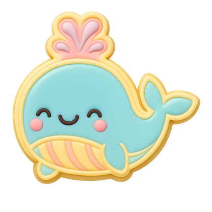 Jonah’s Kawaii Whale Cookie Cutter - 4x3.8" Kids Party Baking Fun