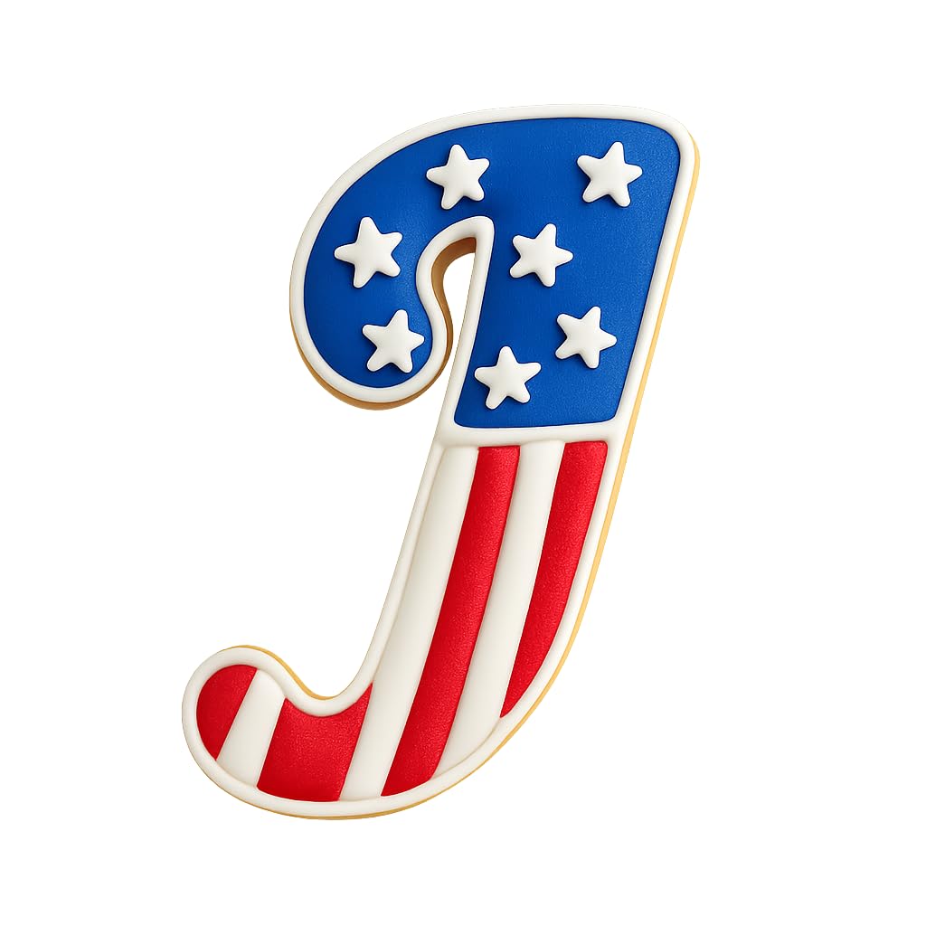 Cursive Letter J Cookie Cutter
