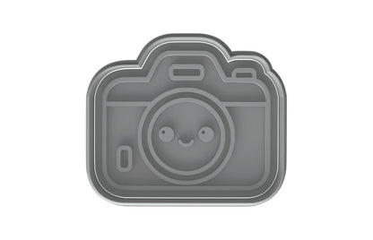 Kawaii Camera Cookie Cutter - 4x3.4" Fun Kitchen Baking Design