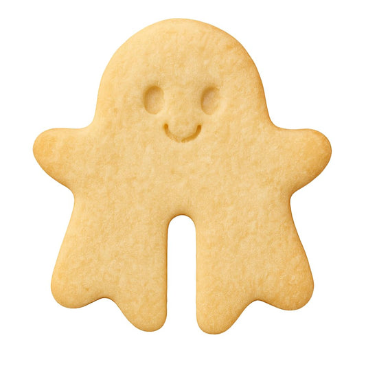 Spooky Mug Hugger Ghost Cookie Cutter & Stamp 4x3.7" for Baking & Fondant Clay