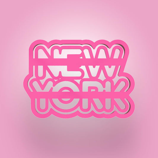 New York Word Cookie Cutter
