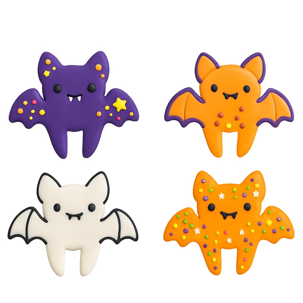 Mug Hugger Bat Cookie Cutter & Stamp 4x3.4" for Baking & Fondant Clay Embosser