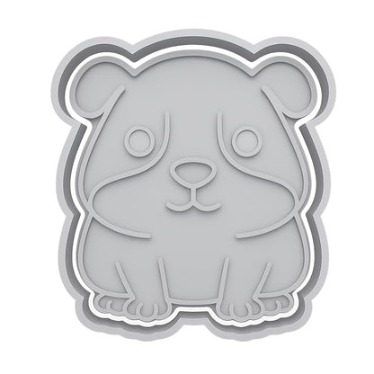 Mighty Gadget Guinea Pig Cookie Cutter & Stamp - 4x3.5" Adorable Pet Design for Animal Lovers (Random Color)