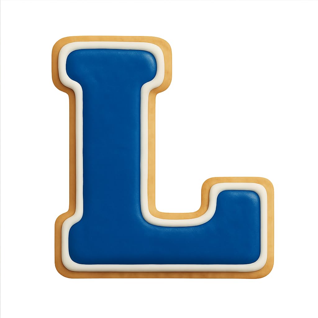 4" Varsity Letter L Cookie Cutter