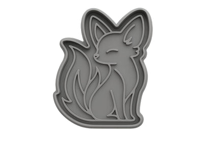 Majestic Phoenix Fox Cookie Cutter - 4x3" Creative Kitchen Tool Party
