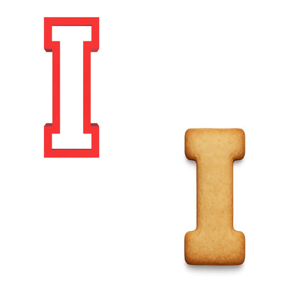 3" Varsity Letter I Cookie Cutter