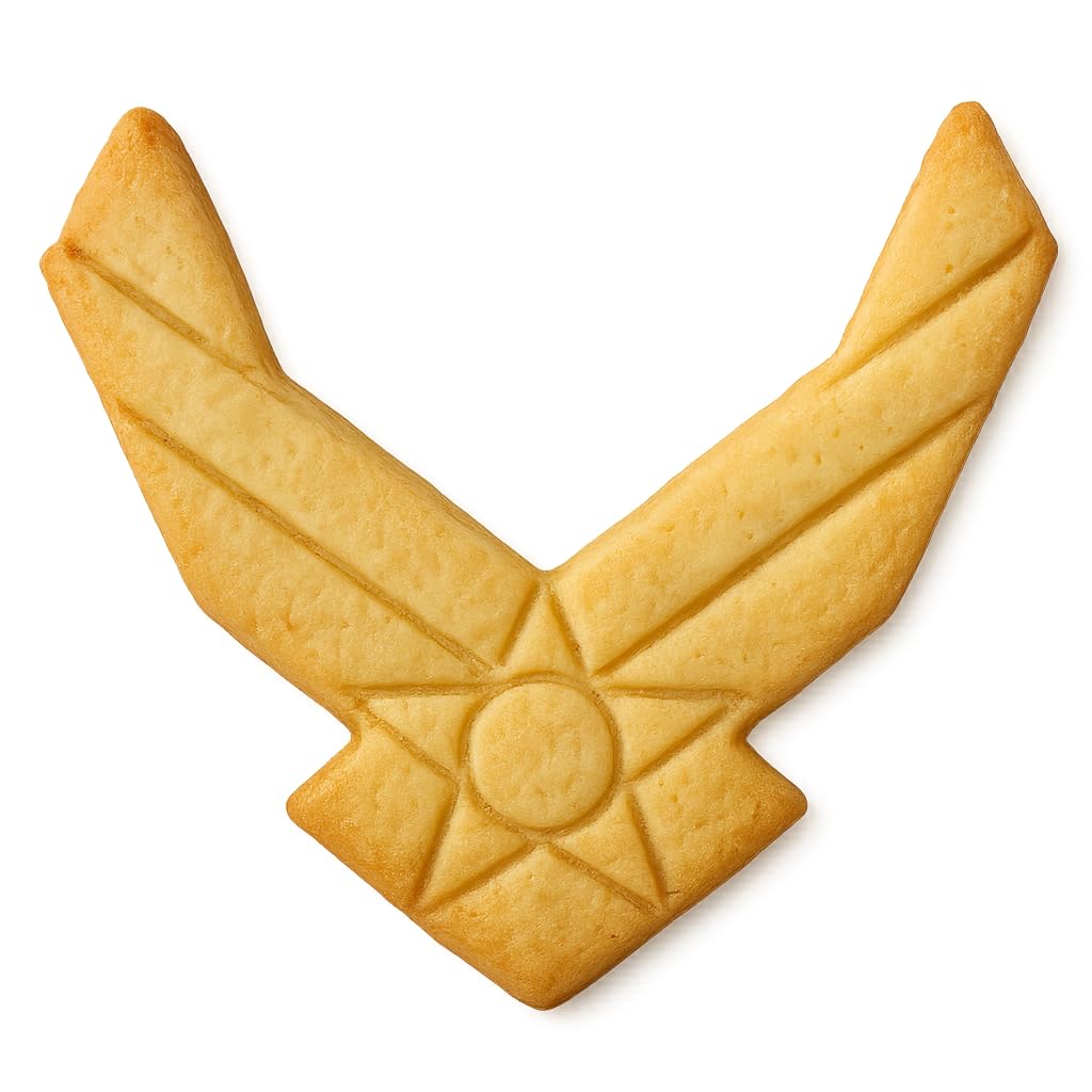 US Air Force Emblem Cookie Cutter 4x4" for Baking Fondant Clay Gifts Kitchen