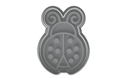 Kawaii Beetle Bug Cookie Cutter - 4x2.96" Fun Baking Design Kit