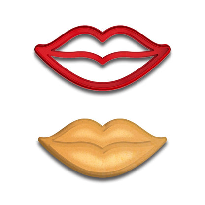 Lips Kiss Cookie Cutter 4.5x2" for Baking Fondant Clay Gifts Kitchen