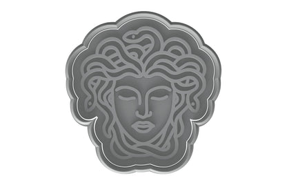 Medusa Mythology Head Cookie Cutter - 4x3.8" Premium Creative Design