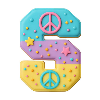 4" Varsity Letter S Cookie Cutter