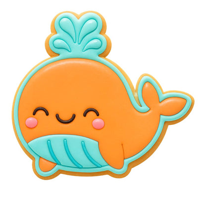 Jonah’s Kawaii Whale Cookie Cutter - 4x3.8" Kids Party Baking Fun