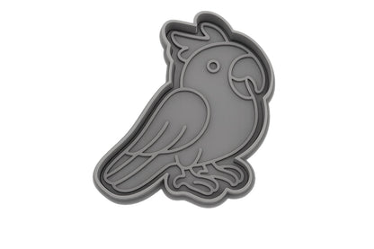 Chatty Parrot Cookie Cutter - 4x2.5" Fun Baking Party Design
