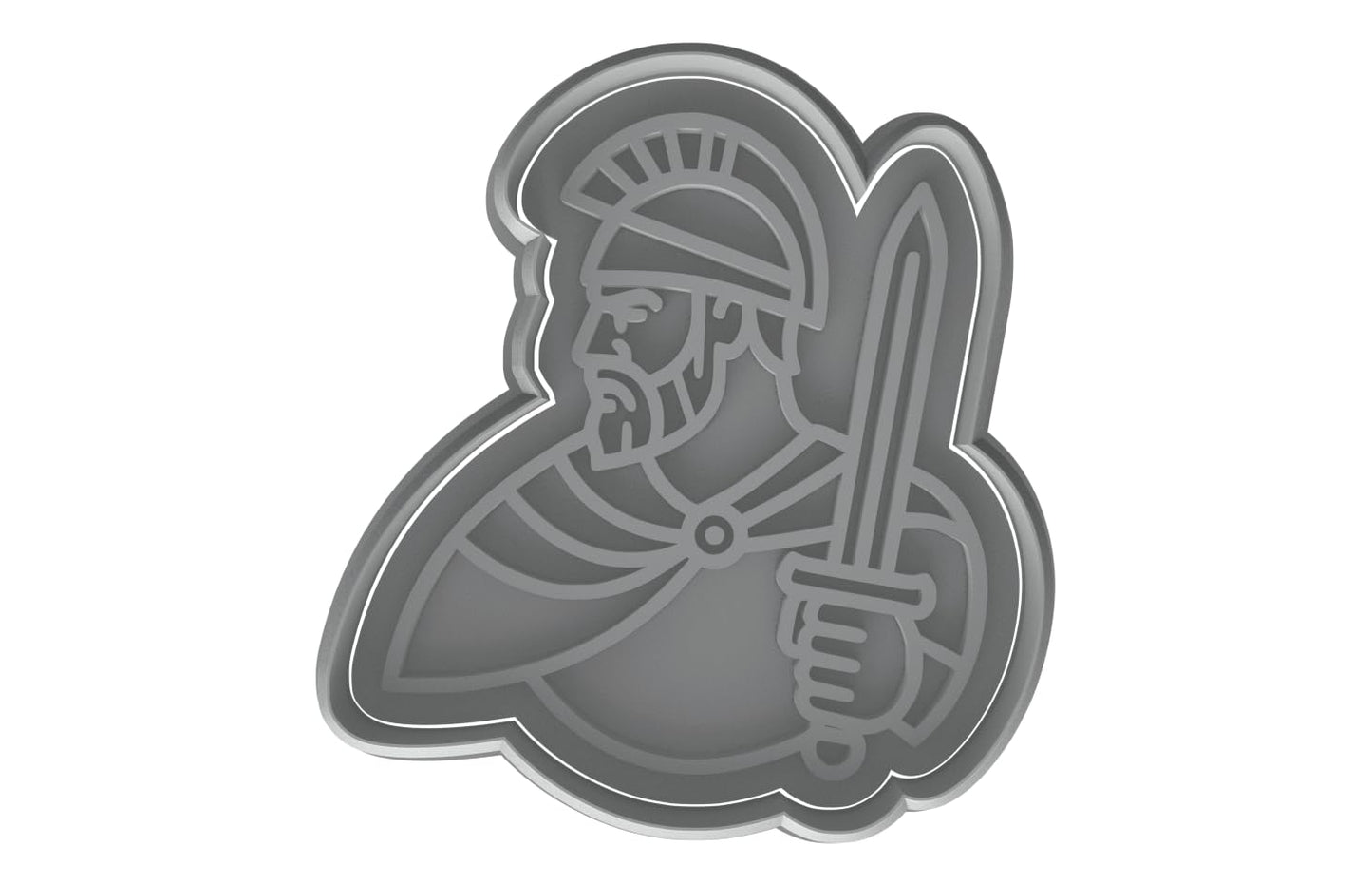 Beowulf Epic Hero Cookie Cutter - 4x3.6" Quality Baking Creative Design