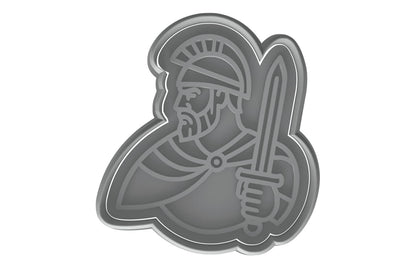 Beowulf Epic Hero Cookie Cutter - 4x3.6" Quality Baking Creative Design