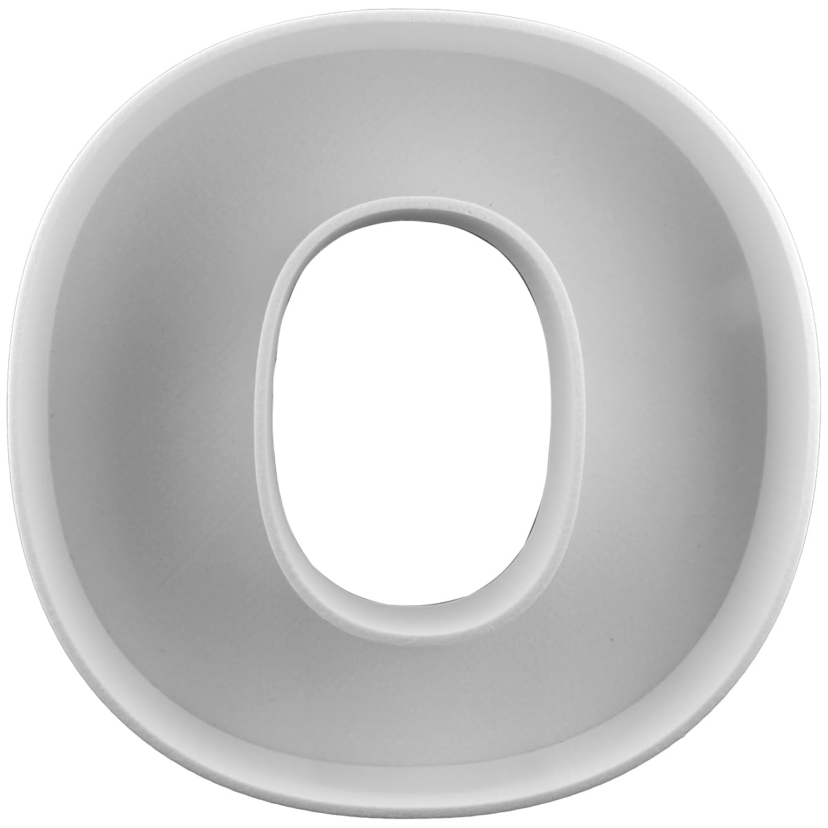 8" Hard Plastic Reusable Plastic Letter Food Trays, Letter Charcuterie Board Box for all Party Decoration (White Coloe)