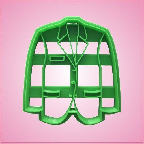 Green Jacket Cookie Cutter 3-1/2 inches tall