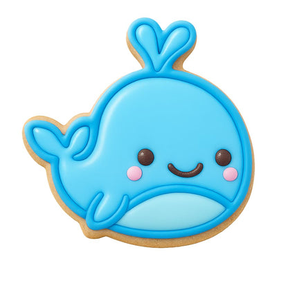 Jonah’s Whale Cookie Cutter - 4x3.9" Quality Kids Birthday Baking