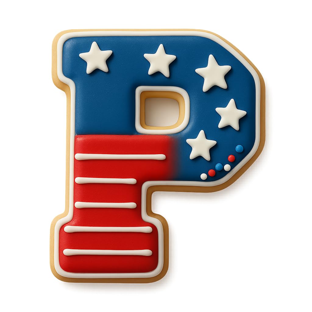 3" Varsity Letter P Cookie Cutter