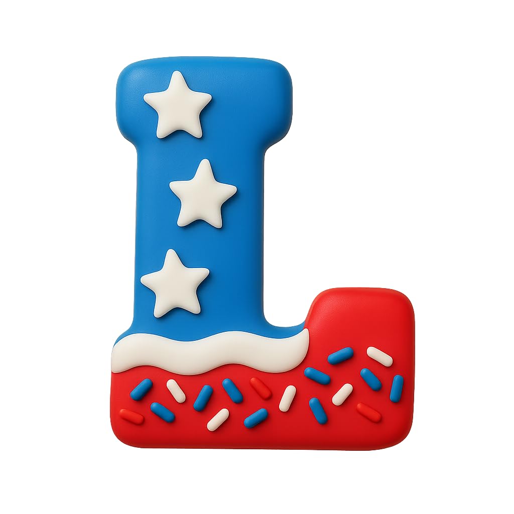 4" Varsity Letter L Cookie Cutter