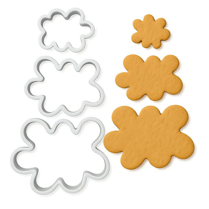 Paint Splatter Cookie Cutter for Baking & Fondant Clay Gifts Kitchen