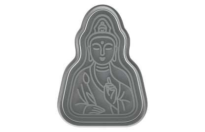 Divine Guan Yin Cookie Cutter - 4x2.8" Quality Home Baking Fun