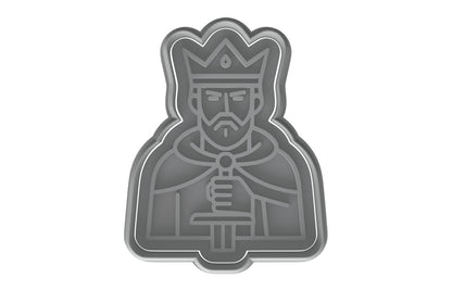 Legendary King Arthur Cookie Cutter - 4x3" Fun Kids Birthday Party Baking