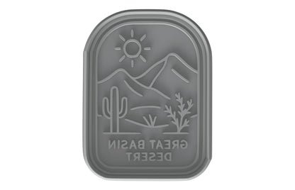 Great Basin Desert Landscape Cookie Cutter - 4x3" Premium Baking Fun