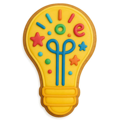 Lightbulb Cookie Cutter (4x2.3 inches) - Perfect for Creative Baking and DIY Projects