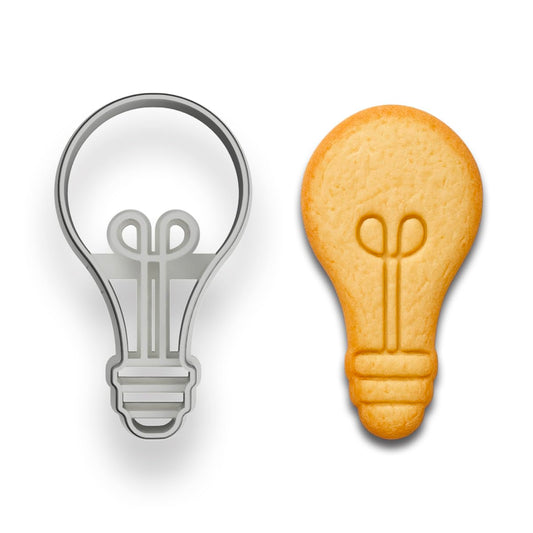 Lightbulb Cookie Cutter (4x2.3 inches) - Perfect for Creative Baking and DIY Projects