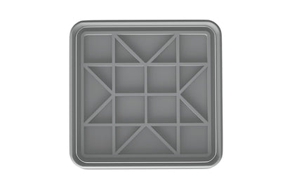 Geometric Quilt Block Cookie Cutter - 4x4" Premium Baking Tool